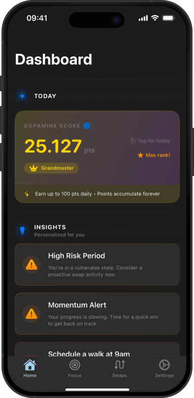 DopamineSwap App Screenshot